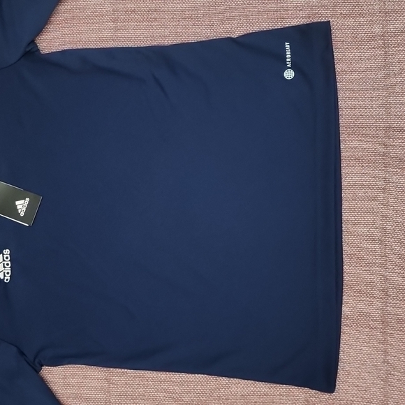 Adidas Boys Soccer Football Jersey Size Medium - Navy - NWT - Picture 4 of 13